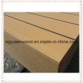 Melamine MDF Slatwall with Aluminum Inserts/Slotted MDF